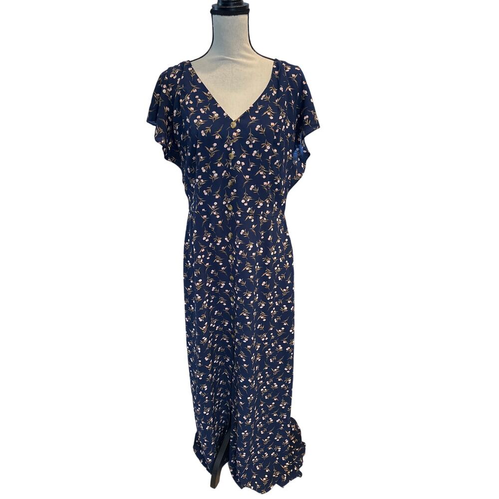 Women’s IZ Buyer Floral Maxi Dress.  Size XXL